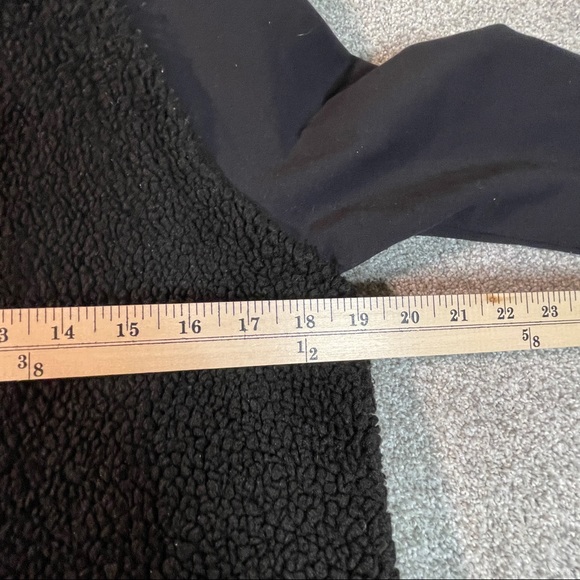 ATHLETA Range Sherpa Full Zip Up Zip Side Pockets Black Fleece Jacket Size XS - Picture 7 of 8